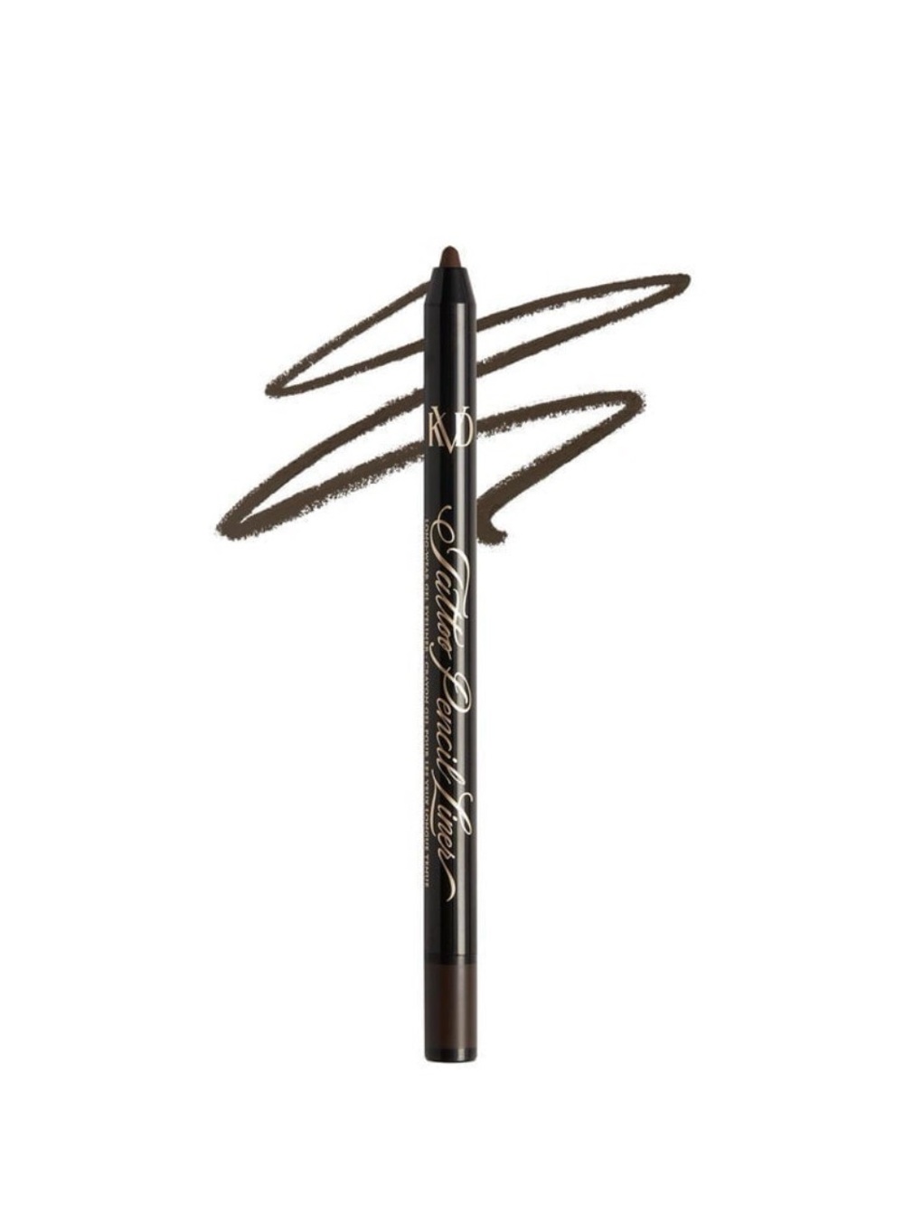 Kvd Pyrolusite Brown Tattoo Pencil Waterproof Long-Wear Gel Eyeliner